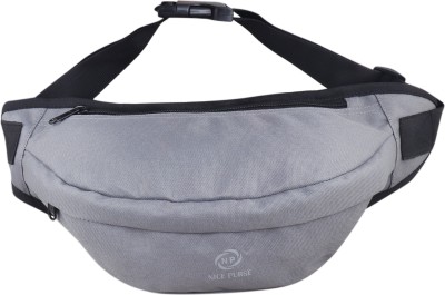 Nice Purse WAIST BAG GREY Waist bag(Grey)