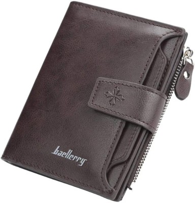 baellerry Men & Women Brown Artificial Leather Card Holder(14 Card Slots)