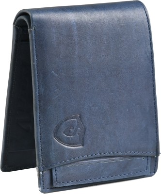 Keviv Men Casual, Formal, Evening/Party Blue Genuine Leather Wallet(8 Card Slots)