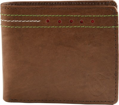 Keviv Men Casual, Formal Grey Genuine Leather Wallet(10 Card Slots)