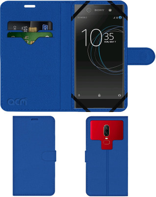ACM Flip Cover for Sony Xperia Xa1 Ultra Dual(Blue, Cases with Holder, Pack of: 1)