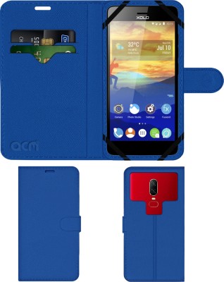 ACM Flip Cover for Xolo Black(Blue, Cases with Holder, Pack of: 1)