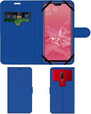 ACM Flip Cover for Real Me 1 3gb(Blue, Cases with Holder, Pack of: 1)