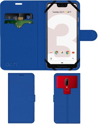 ACM Flip Cover for Google Pixel 3a Xl(Blue, Cases with Holder, Pack of: 1)