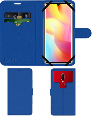 ACM Flip Cover for Mi Note 10 Lite(Blue, Cases with Holder, Pack of: 1)