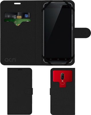 ACM Flip Cover for Lenovo Vibe X3 Lite(Black, Cases with Holder, Pack of: 1)