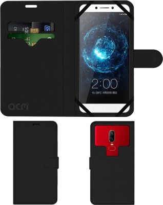 ACM Flip Cover for Leeco Le2 Pro(Black, Cases with Holder, Pack of: 1)