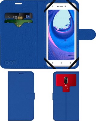 ACM Flip Cover for Karbonn K9 Viraat 4g(Blue, Cases with Holder, Pack of: 1)