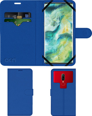 ACM Flip Cover for Oppo Find X2(Blue, Cases with Holder, Pack of: 1)