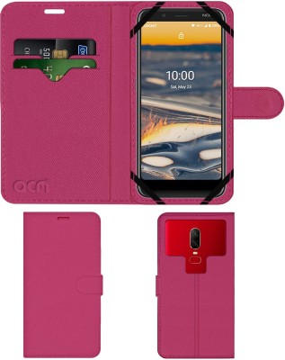 ACM Flip Cover for Nokia C2 Tennen(Pink, Cases with Holder, Pack of: 1)