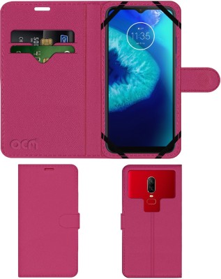 ACM Flip Cover for Motorola Moto G8 Power Lite(Pink, Cases with Holder, Pack of: 1)