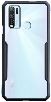 Phone Case Cover Back Cover for Vivo Y50(Black, Shock Proof, Silicon, Pack of: 1)