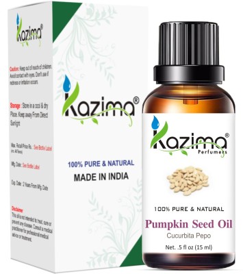 Kazima Pumpkin Seed Carrier Oil (15ml) Pure Natural For Skin care & Hair treatment Hair Oil(15 ml)