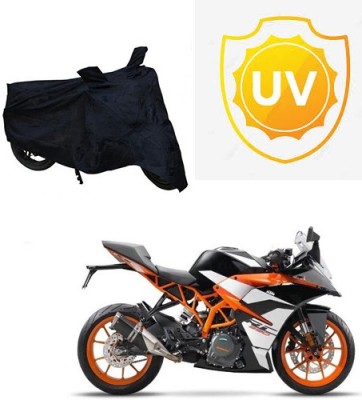 SRENTERPRISES Waterproof Two Wheeler Cover for KTM(RD 350, Black)