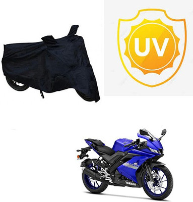 Atulit enterprises Waterproof Two Wheeler Cover for Yamaha(R15 V3, Black)