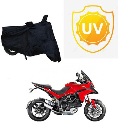 Atulit enterprises Waterproof Two Wheeler Cover for Ducati(Multistrada, Black)