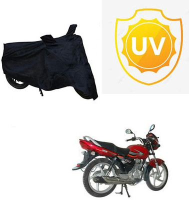 SRENTERPRISES Two Wheeler Cover for Suzuki(Zeus, Black)