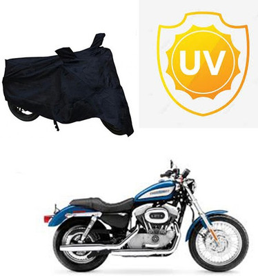 Atulit enterprises Waterproof Two Wheeler Cover for Harley Davidson(XL 883, Black)