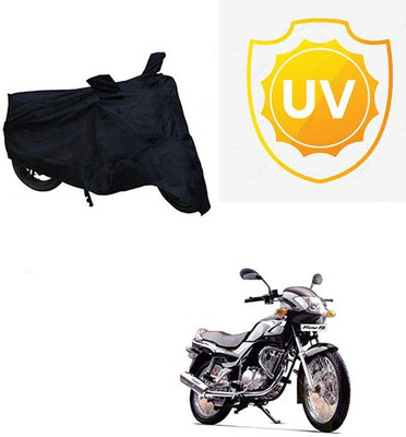 Mdstar Waterproof Two Wheeler Cover for TVS(Fiero F2, Black)