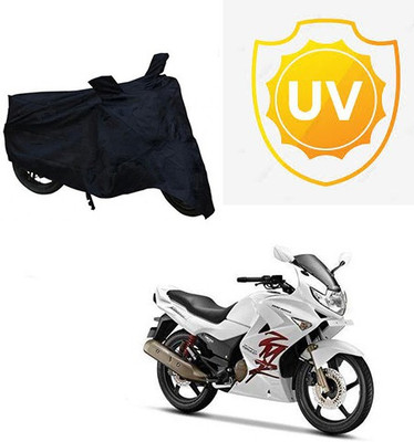 SRENTERPRISES Waterproof Two Wheeler Cover for Hero(Karizma, Black)