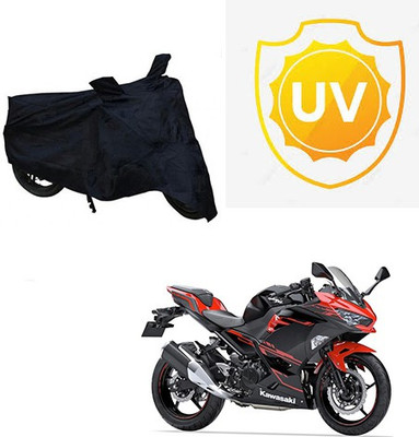 Atulit enterprises Waterproof Two Wheeler Cover for Kawasaki(Ninja 250, Black)