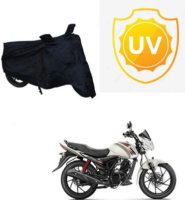 SRENTERPRISES Two Wheeler Cover for Suzuki(Sling Shot Plus, Black)