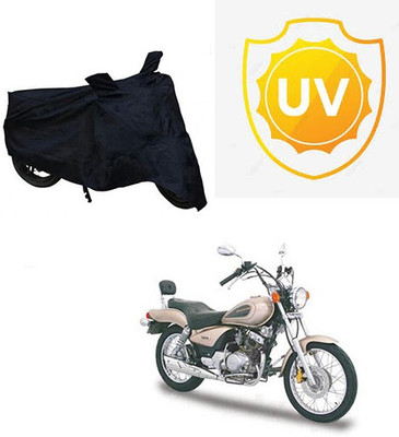 SRENTERPRISES Waterproof Two Wheeler Cover for Yamaha(Enticer, Black)