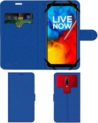 ACM Flip Cover for Lg Q Stylus+(Blue, Grip Case, Pack of: 1)