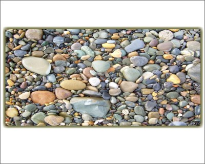 Jump up 59 cm River stones Self Adhesive Sticker(Pack of 1)