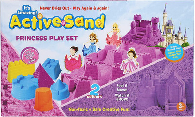 ARNIYAVALA Active Moving Squishy Sand Clay Moldable Beach Play and Craft Kids