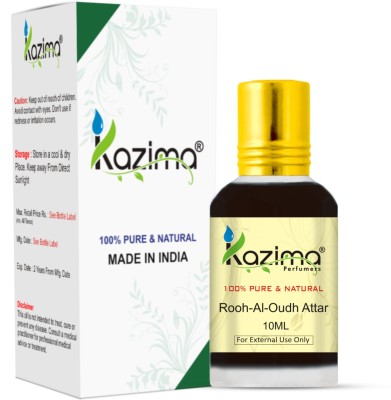 KAZIMA Rooh-Al-Oudh  Perfume For Unisex - Pure Natural (Non-Alcoholic) Floral Attar(Floral)