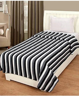 kumar creation Striped Single Woollen Blanket for  Mild Winter(Woollen Blend, Multicolor)