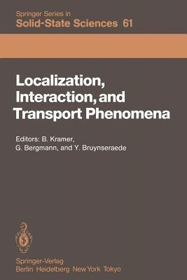 Localization, Interaction, and Transport Phenomena(English, Paperback, unknown)