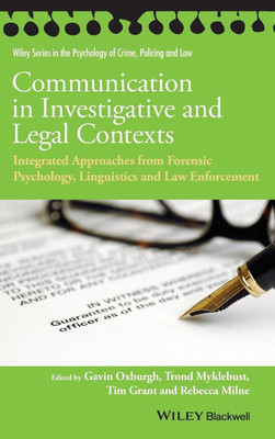 Communication in Investigative and Legal Contexts(English, Hardcover, unknown)