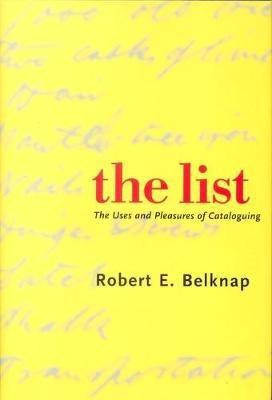 The List(English, Electronic book text, Belknap Robert E)