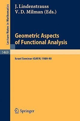 Geometric Aspects of Functional Analysis  - Israel Seminar (Gafa) 1987-88(English, Paperback, unknown)
