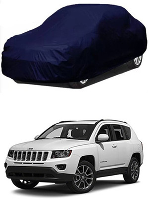 Billseye Car Cover For Jeep Universal For Car (Without Mirror Pockets)(Blue)