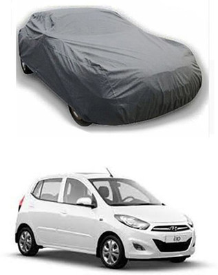 W proof Car Cover For Hyundai i10 (Without Mirror Pockets)(Grey)
