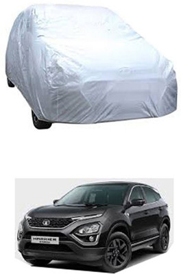 W proof Car Cover For Tata Harrier (Without Mirror Pockets)(Grey)