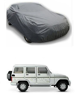W proof Car Cover For Mahindra Bolero (Without Mirror Pockets)(Grey)