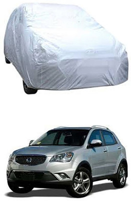 W proof Car Cover For SsangYong Korando (Without Mirror Pockets)(Grey)