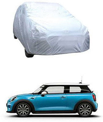 W proof Car Cover For Mini Universal For Car (Without Mirror Pockets)(Grey)