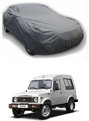 W proof Car Cover For Maruti Suzuki Gypsy(Grey)