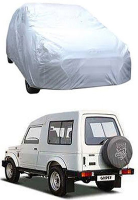 Billseye Car Cover For Maruti Suzuki Gypsy MG-410 (Without Mirror Pockets)(Silver)