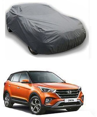 Billseye Car Cover For Hyundai Creta (Without Mirror Pockets)(Grey)