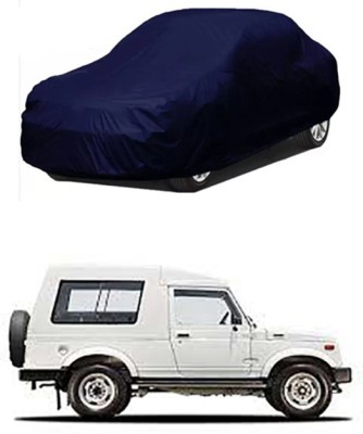 W proof Car Cover For Maruti Suzuki Gypsy King (Without Mirror Pockets)(Blue)