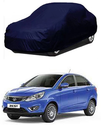 Billseye Car Cover For Tata Zest (Without Mirror Pockets)(Blue)