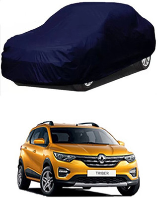 W proof Car Cover For Renault Triber (Without Mirror Pockets)(Blue)