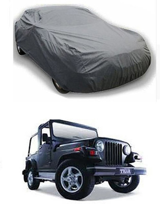 Billseye Car Cover For Mahindra Thar (Without Mirror Pockets)(Grey)