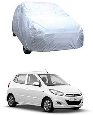 W proof Car Cover For Hyundai i10 (Without Mirror Pockets)(Grey)